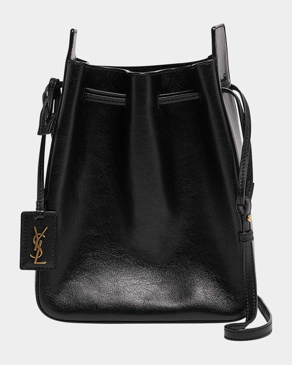 Small YSL Bucket Bag in Calfskin